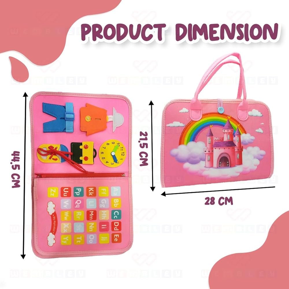 Busy Board Activity Binder – Interactive Learning Toy