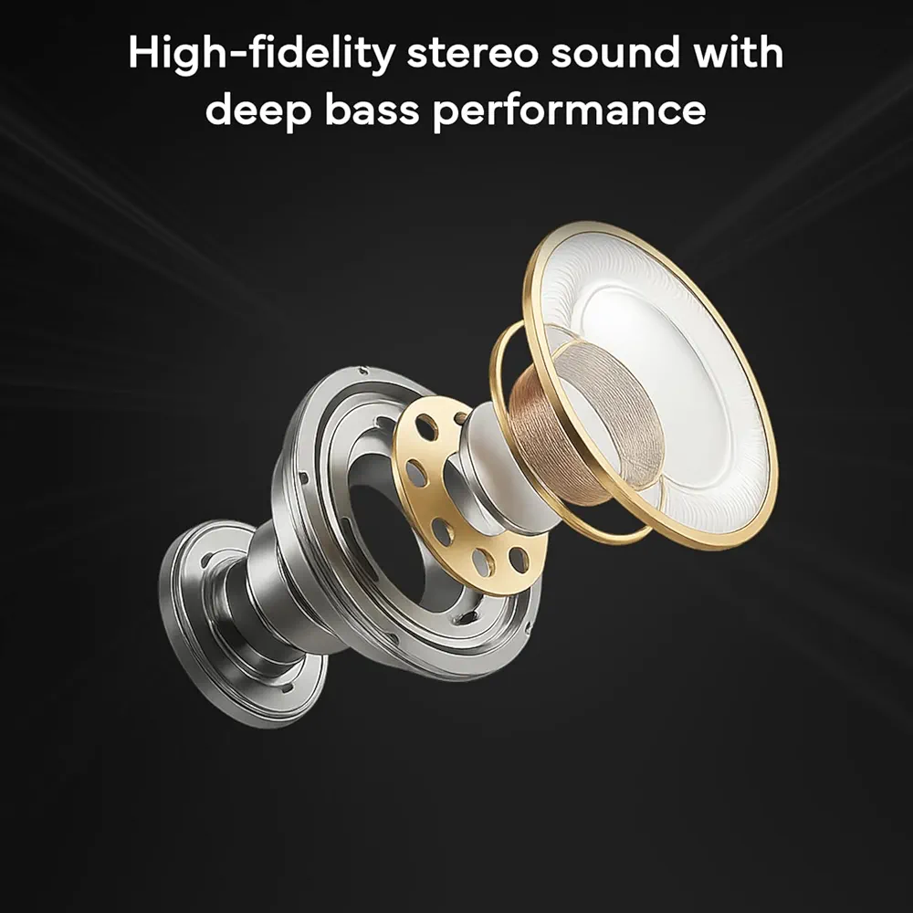 Bluetooth TWS Earbuds | Up to 60H Playtime | Dual Device Pairing | Fast Type-C Charging | Touch Controls | Deep Bass | Voice Assistant Support | IPX4 Sweat Resistant | True Wireless (Rose Gold)