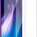 POPIO Full Screen Coverage Except Edges Tempered Glass Screen Protector With Easy Installation Kit For Xiaomi Redmi Note 8