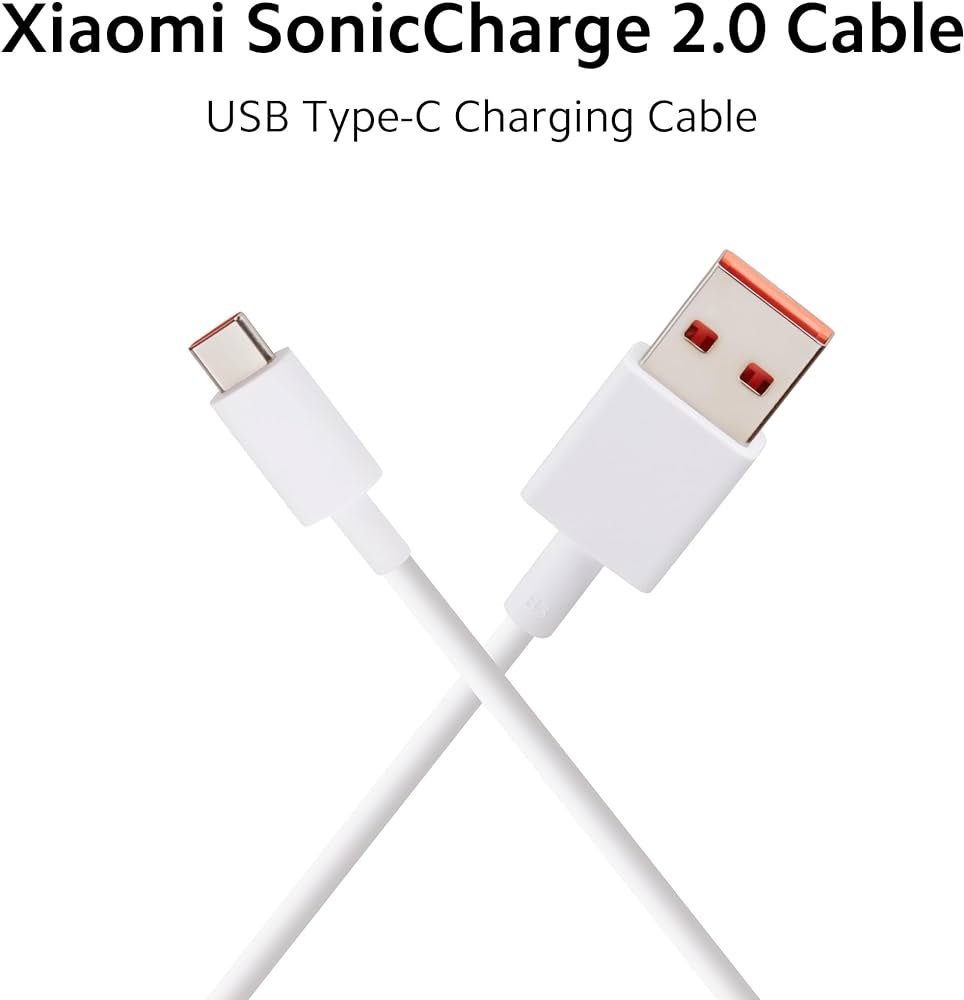 33W Fast Charging Cable USB C Quick Charge 4.0 Soniccharge Cord Compatible withMi