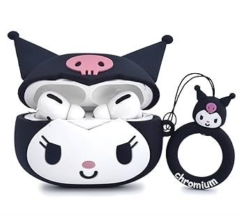 AirPods 4 Case (2024) Koroomi | Soft Silicone TPU Cover with Keychain | Full Protective Cute Case for AirPods 4th Gen (USB-C)