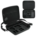 Osmo Action 3/4/5Pro Carrying Case for DJI OSMO Action Camera – Hard Shell Travel Storage Bag with Shoulder Strap (Camera Not Included)