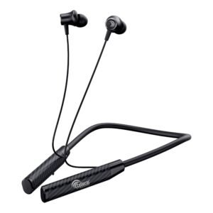 Wireless Waterproof Bluetooth Neckband with 35H Playtime & 10mm Bass Driver – Bluetooth 5.0 (Black)