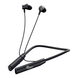 Wireless Waterproof Bluetooth Neckband with 35H Playtime & 10mm Bass Driver – Bluetooth 5.0 (Black)
