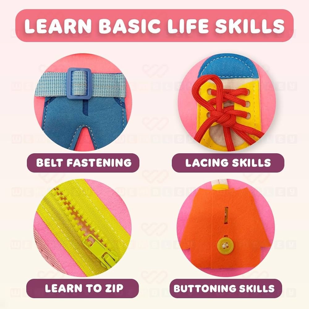 Busy Board Activity Binder – Interactive Learning Toy