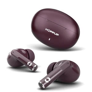 True Wireless Earbuds with 13mm Drivers, 40H Playtime & Rage Mode Bluetooth (Wine)