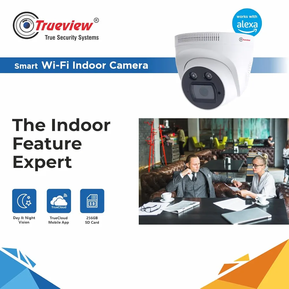 Smart Wi-Fi 3MP Indoor Dome CCTV Security Camera – Home, Office & Shop