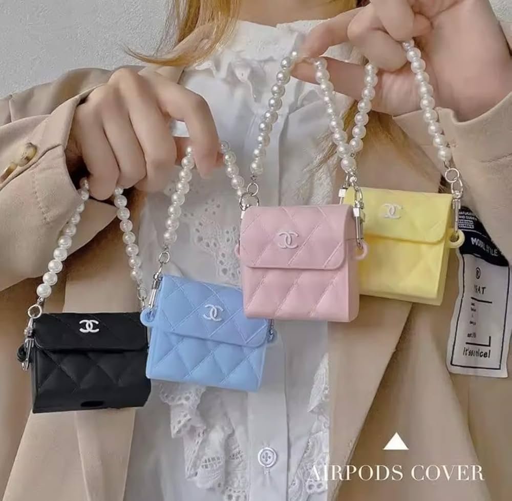 Cute Soft Silicone Pouch Case for AirPods Pro Gen-2 (2022) – 3D Cartoon Animal Character Cover with Keychain, Shockproof & Dustproof Protective Case (Bag Case Sky Blue)