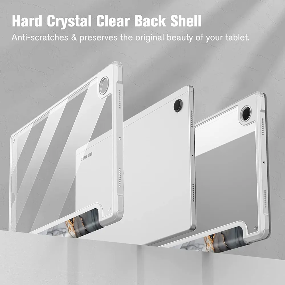 Slim Hybrid Case for Samsung Galaxy Tab A8 10.5 Inch (2022) – Transparent Back