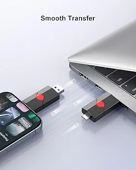 5-Pack 64GB USB 2.0 Flash Drives – LED Indicator