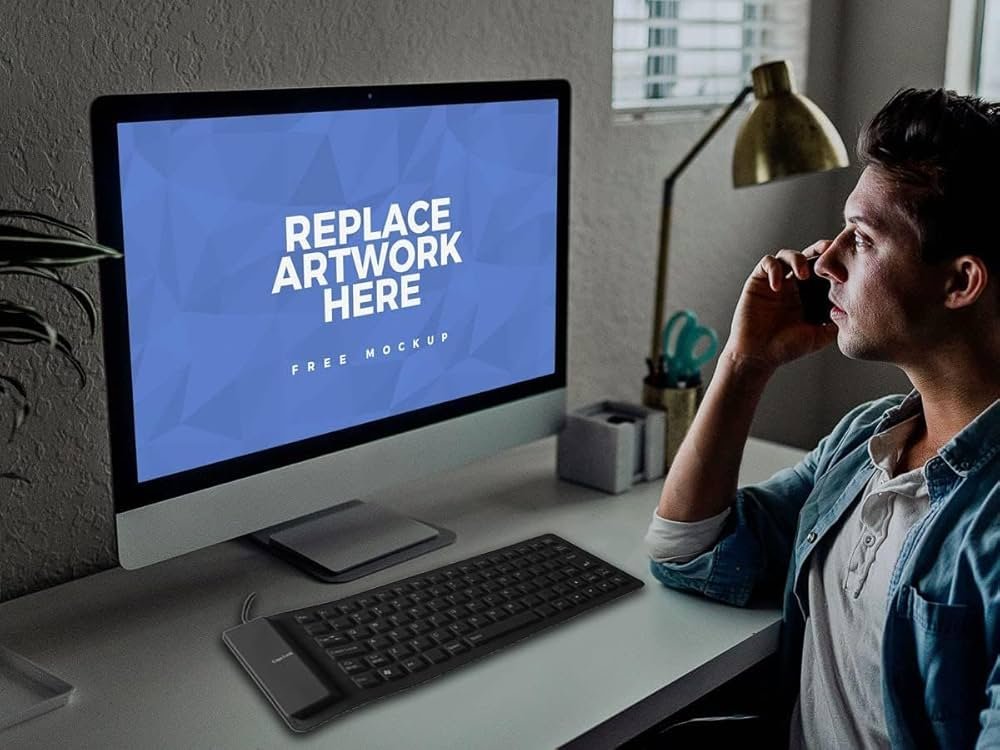 Foldable Silicone Keyboard, USB Waterproof Travel Gaming Wired Keyboard