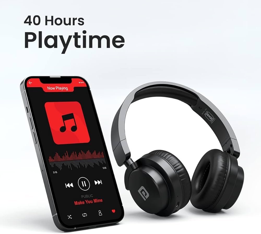 Portronics Muffs M2 Bluetooth Headphones On Ear