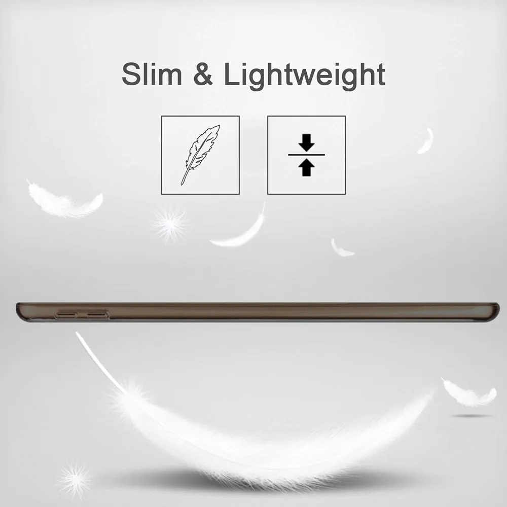 Silicone Soft TPU Back Cover Case for iPad 9.7 Inch (2017) – Crystal Clear