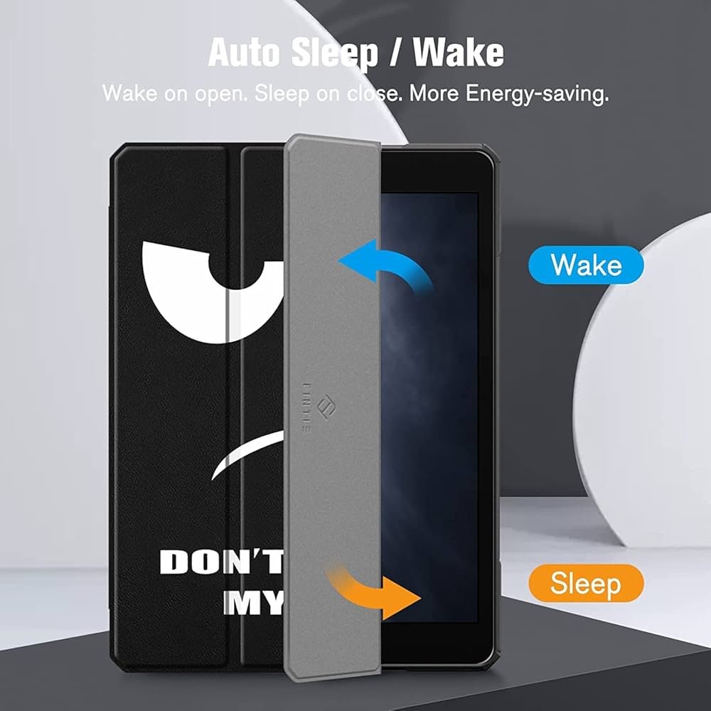 Smart Cover with Transparent Back for iPad 10.2 Inch (2021/2020/2019) – Don’t Touch Design