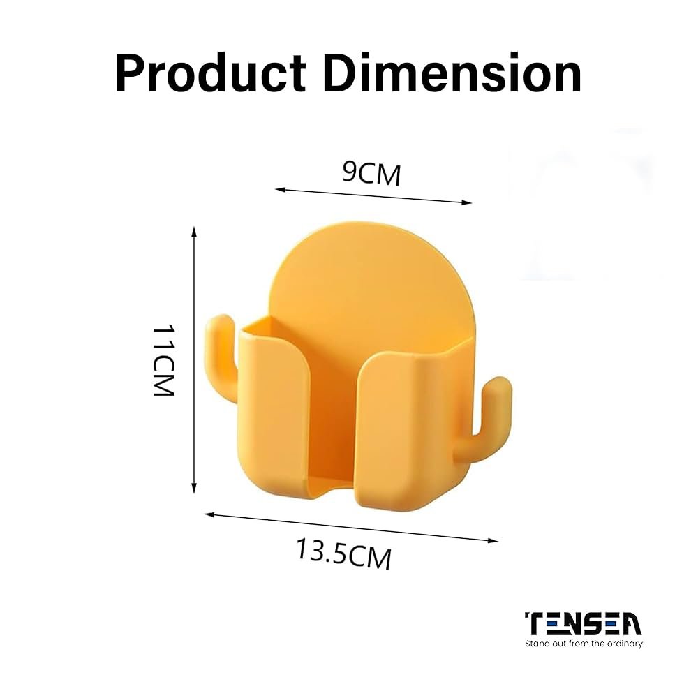 Pack of 4 Wall Mount Phone Holders – Classic ABS Design