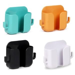 Pack of 4 Wall Mount Phone Holders – Classic ABS Design