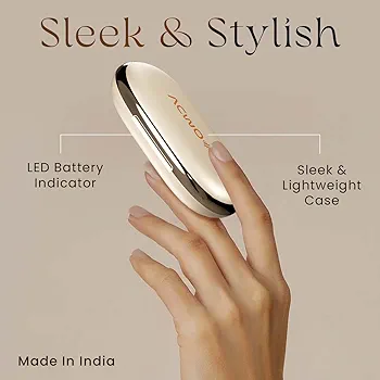 OWS Wireless Over-Ear Earphones with Situational Awareness, 65H Playback, 15mm Titanium Drivers & 4-Mic ENC (Silver Cream)