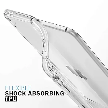 Silicone Soft TPU Back Cover Case for iPad 9.7 Inch (2017) – Crystal Clear