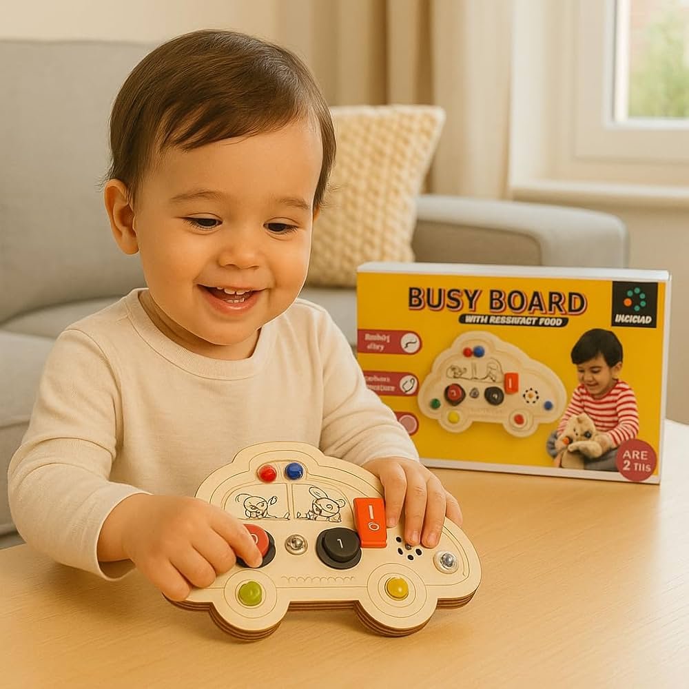 Emergency Echo Busy Board – Wooden Car