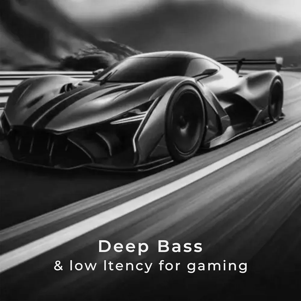 Bluetooth TWS Earbuds | Up to 60H Playtime | Dual Device Pairing | Fast Type-C Charging | Touch Controls | Deep Bass | Voice Assistant Support | IPX4 Sweat Resistant | True Wireless (Rose Gold)