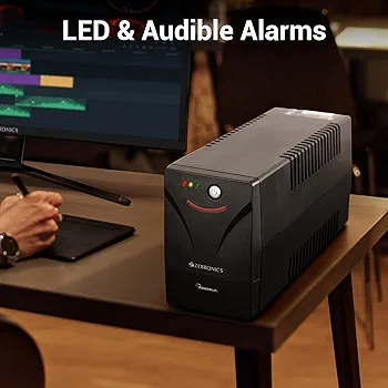 Line Interactive UPS System, 600VA / 360W – Microcontroller Based Power Backup for Home & Office