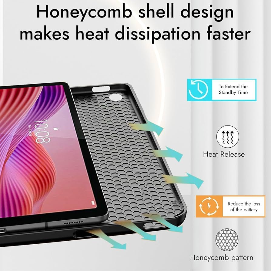 Cover for Lenovo Tab 10.1 Inch 2025 | Eiffel Design Folio Flip Cover Case – Premium Faux Leather Stand Case