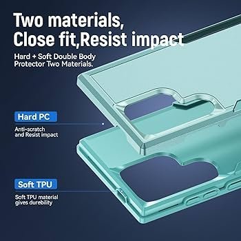 Back Cover for Samsung Galaxy S24 Ultra Case with Kickstand Heavy Duty Shockproof Rugged Protective Bumper Cover