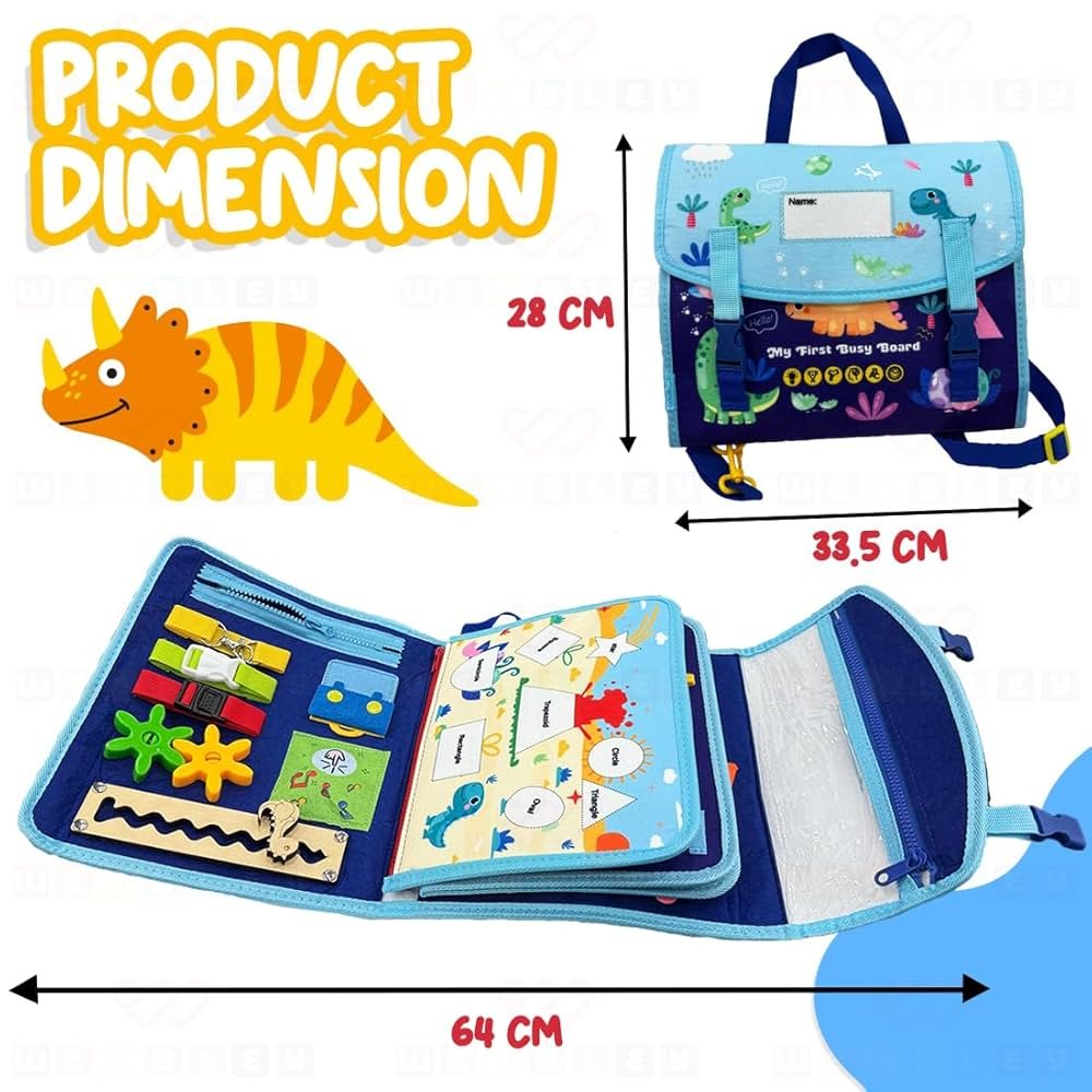 Busy Board Activity Binder – Interactive Learning Toy