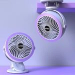 4000mAh Rechargeable Clip Desk Mini Fan