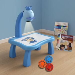 Drawing Projector Table Set Blue Led