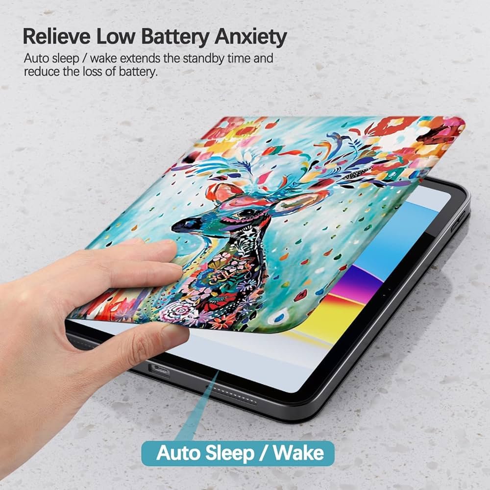 iPad A16 11th Generation 11-Inch Case – Deer-Painting