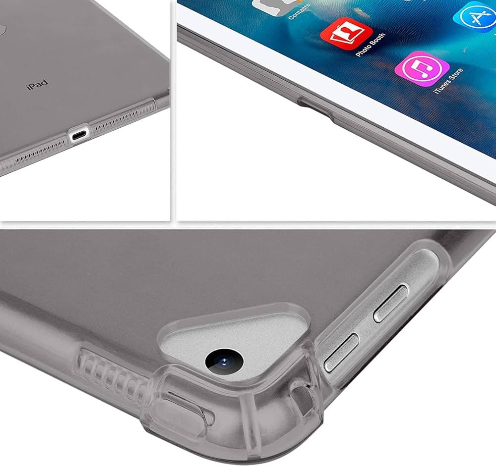 Apple New iPad 9.7 Inch (2018/2017) ShockProof Silicone Cover – Black