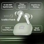 True Wireless In-Ear Earbuds with 24-Bit Lossless Spatial Audio, 70H Playtime, Fast Charging & 4-Mic ENC (Forest Green)