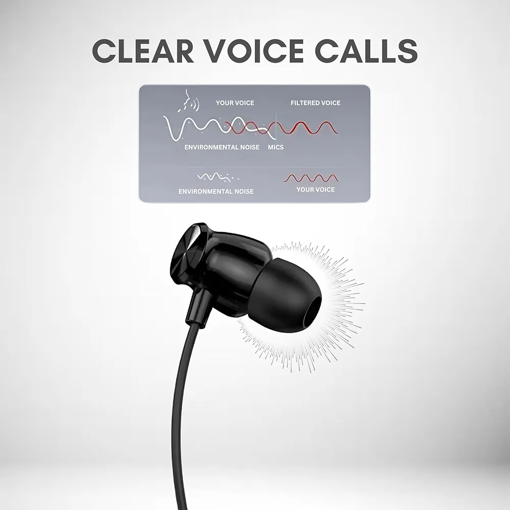 ZETBLACK Bluetooth In-Ear Earphones | Bombastic Bass 12.4mm Drivers | 15 Min Charge = 10H Music | 35H Battery | Fast Charging | IPX4 Dust & Water Resistant | Low Latency | Magnetic Buds | BT v5.3 | Black