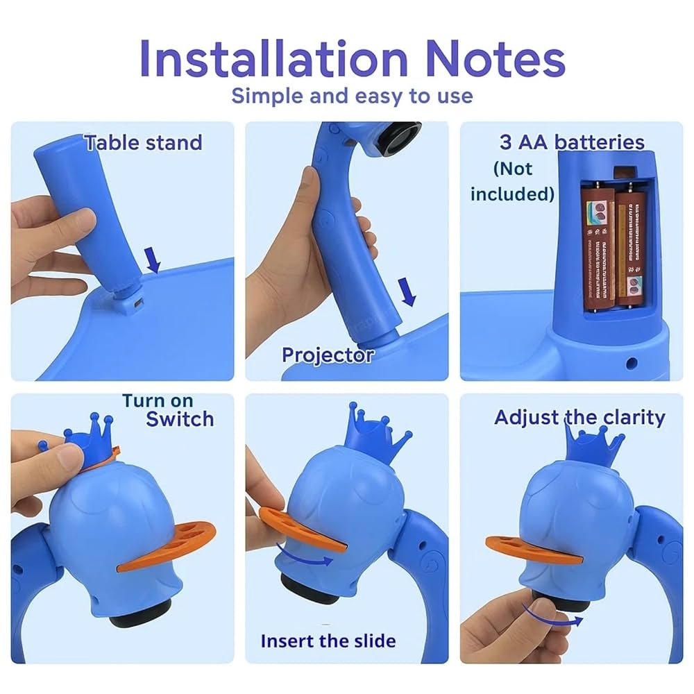 Drawing Projector Table Set Blue Led