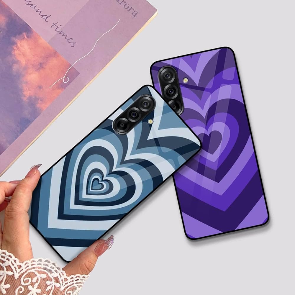 Back Cover Compatible with Samsung Galaxy A36 5G | Choco Heart Color Customized | Shockproof TPU Bumper with Camera Protection