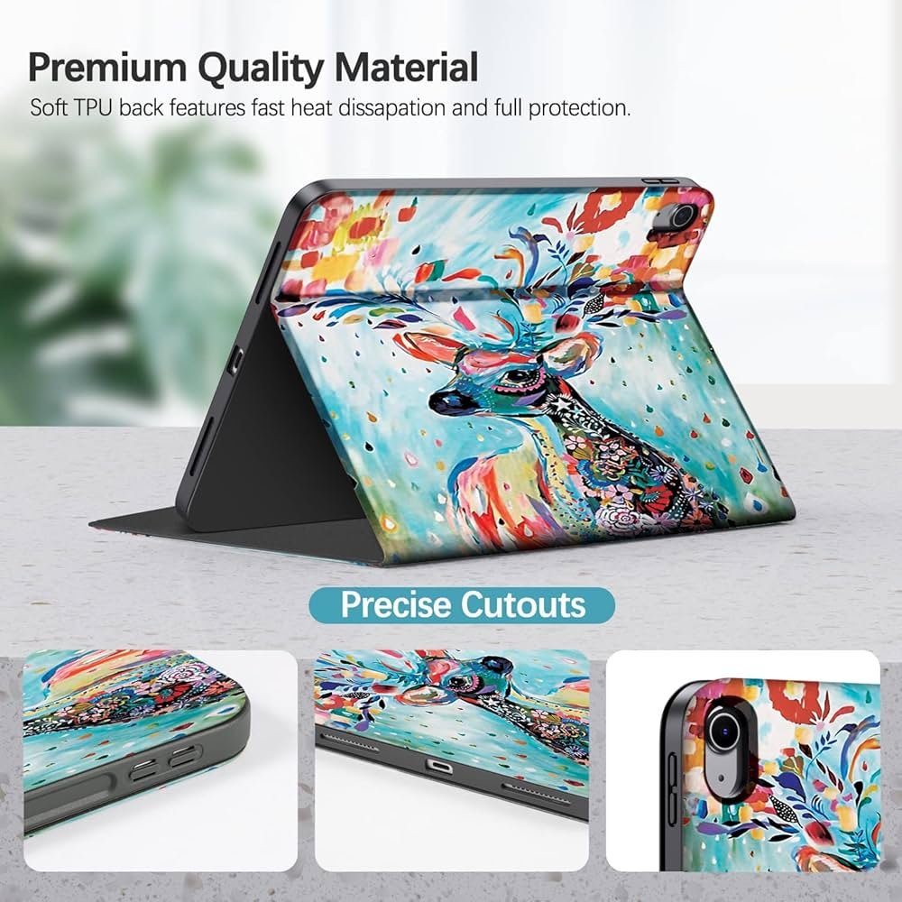 iPad A16 11th Generation 11-Inch Case – Deer-Painting