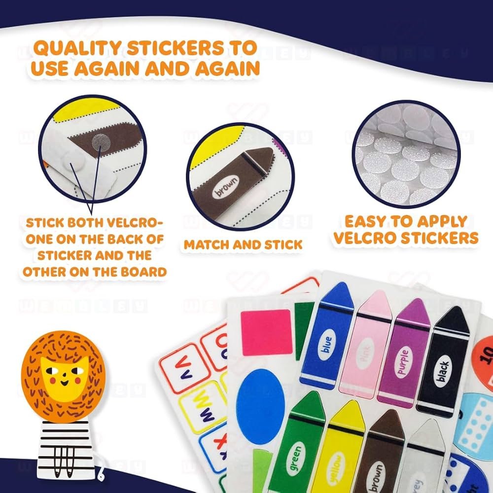 Busy Board Activity Binder – Interactive Montessori Toy