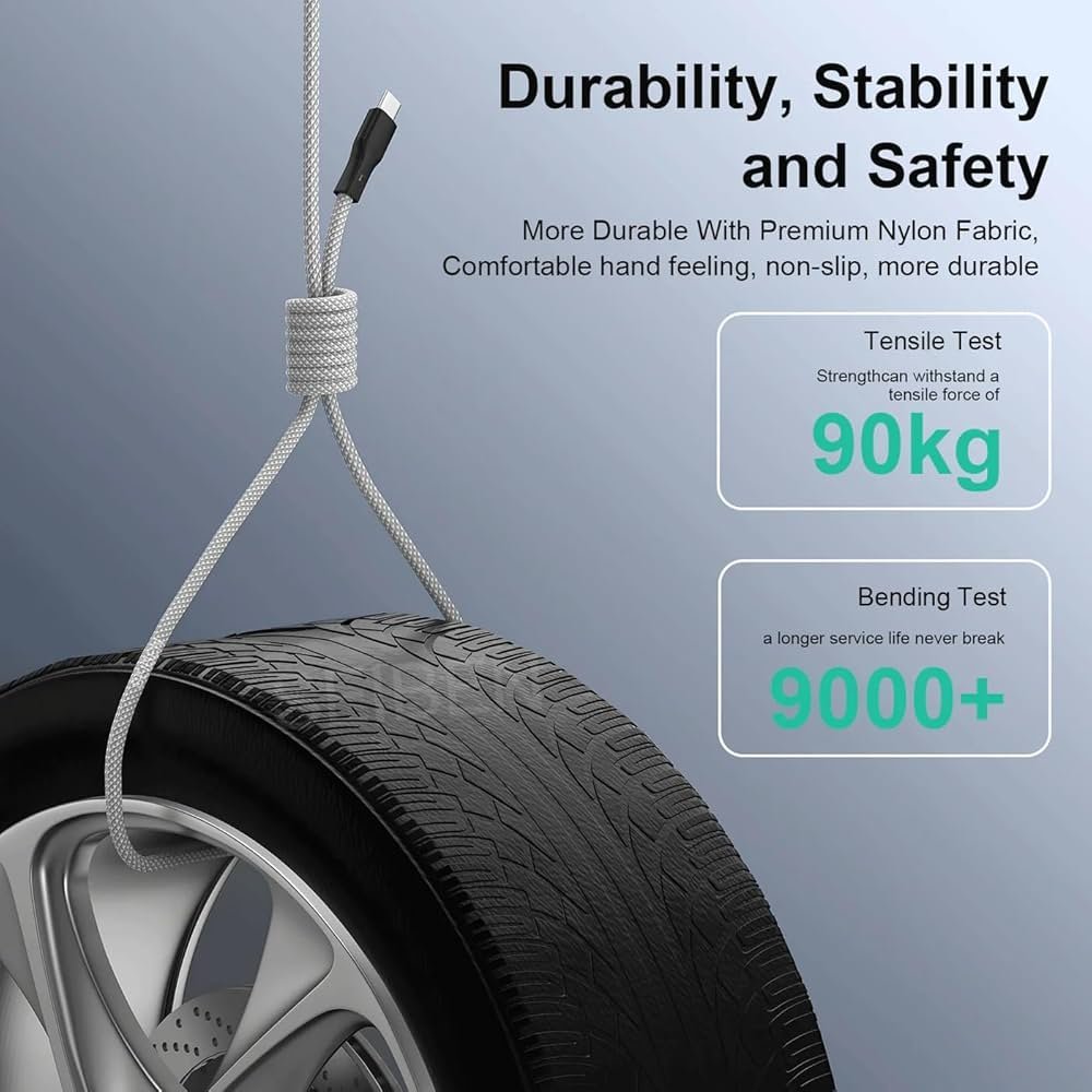 Magnetic Coiled Type C to Type C Cable, 65W - 3.1A Magnetic Coiled O-MagCable