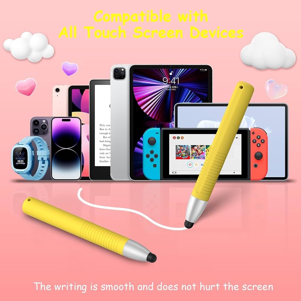 Kid Stylus Pens for Touch Screen Devices – Yellow