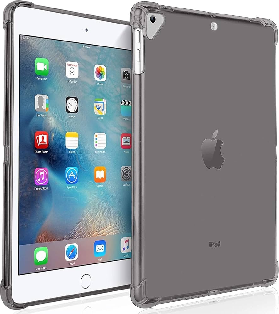 Apple New iPad 9.7 Inch (2018/2017) ShockProof Silicone Cover – Black