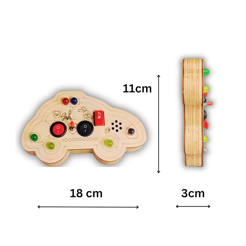 Emergency Echo Busy Board – Wooden Car