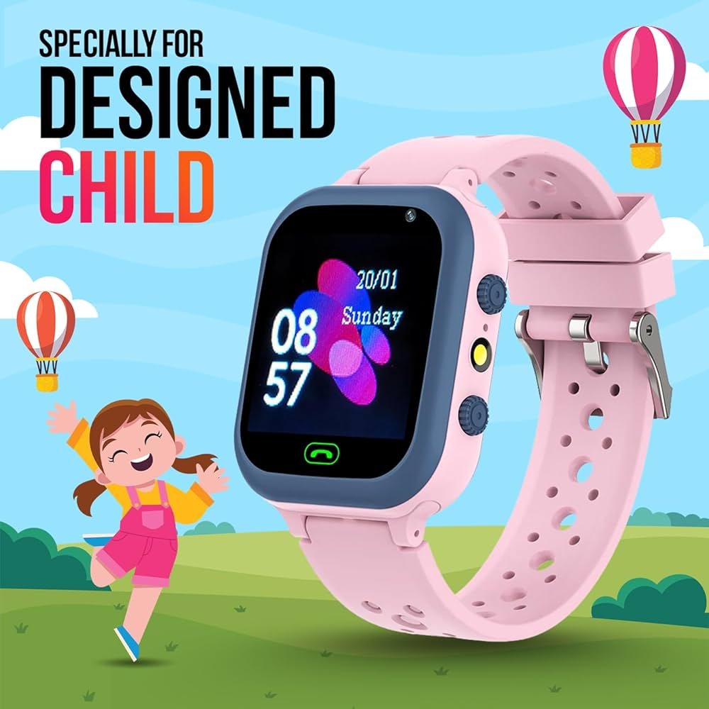2G SIM Card Smart Watch for Kids with GPS, Music & Calling