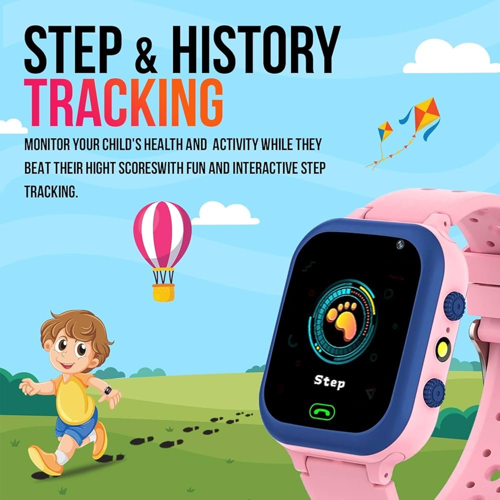 2G SIM Card Smart Watch for Kids with GPS, Music & Calling