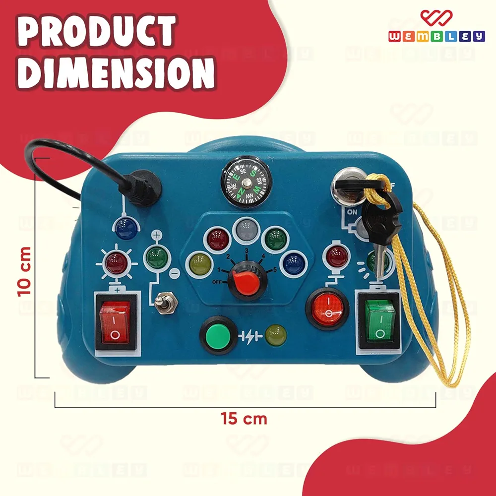 Busy Board Switch Light Game – Montessori Interactive Toy