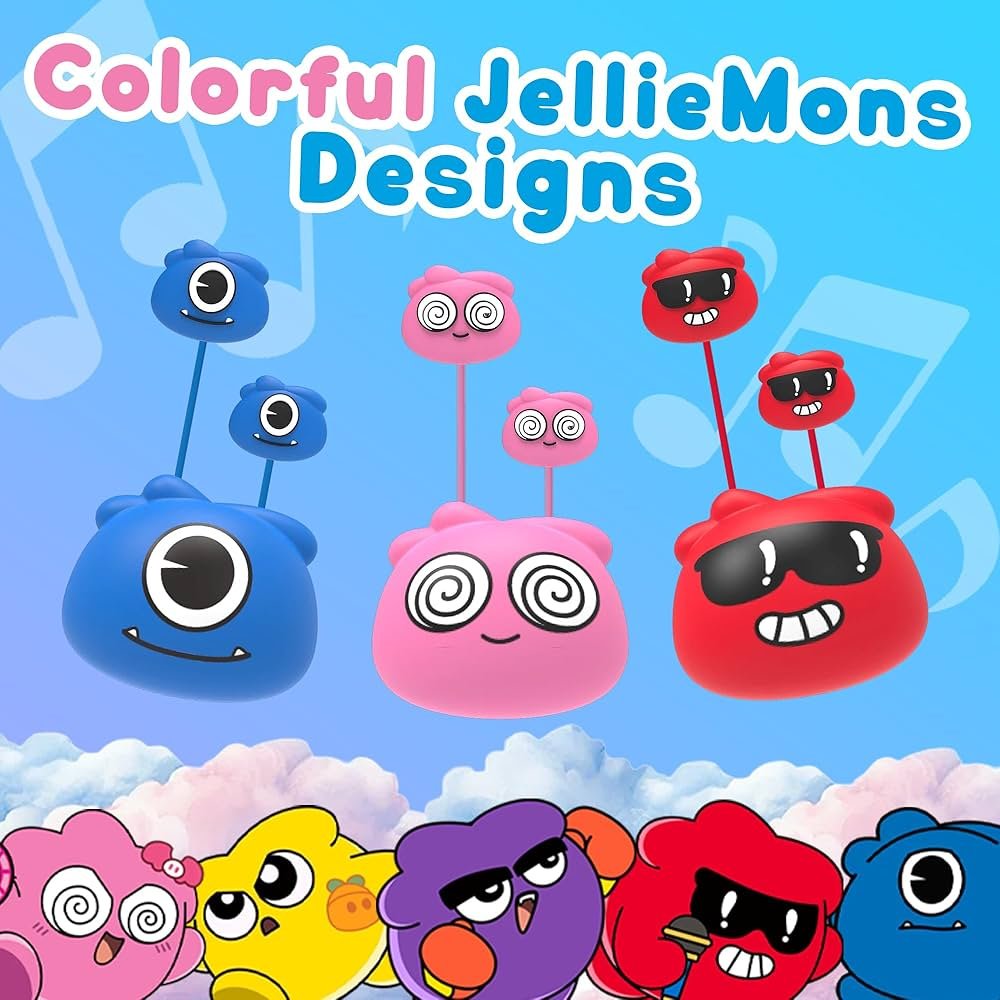 Wired Earphones for Kids with 3.5mm Jack & USB-C Adapter – Colorful In-Ear Headphones with Volume Control, Tangle-Free 1.2m Cable & Silicone Carry Case (Pink)