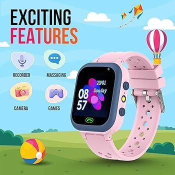 2G SIM Card Smart Watch for Kids with GPS, Music & Calling
