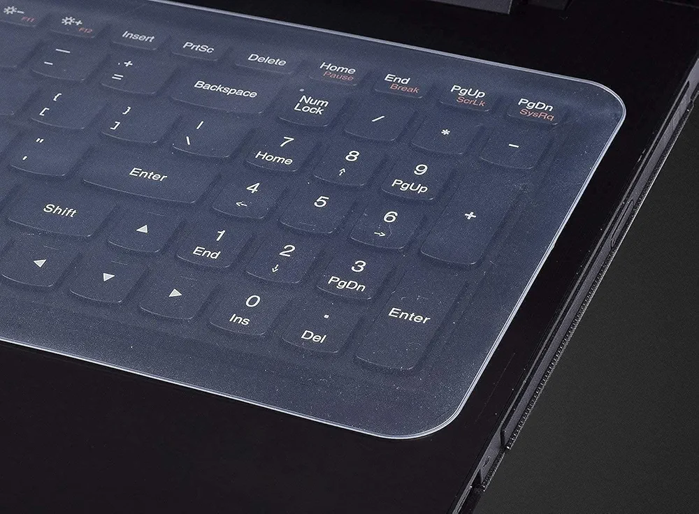 Transparent Silicone Keyboard Protector for 15.6 Inch Laptop – Anti-Dust & Water Resistant Cover