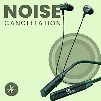 Wireless Waterproof Bluetooth Neckband with 35H Playtime & 10mm Bass Driver – Bluetooth 5.0 (Green)