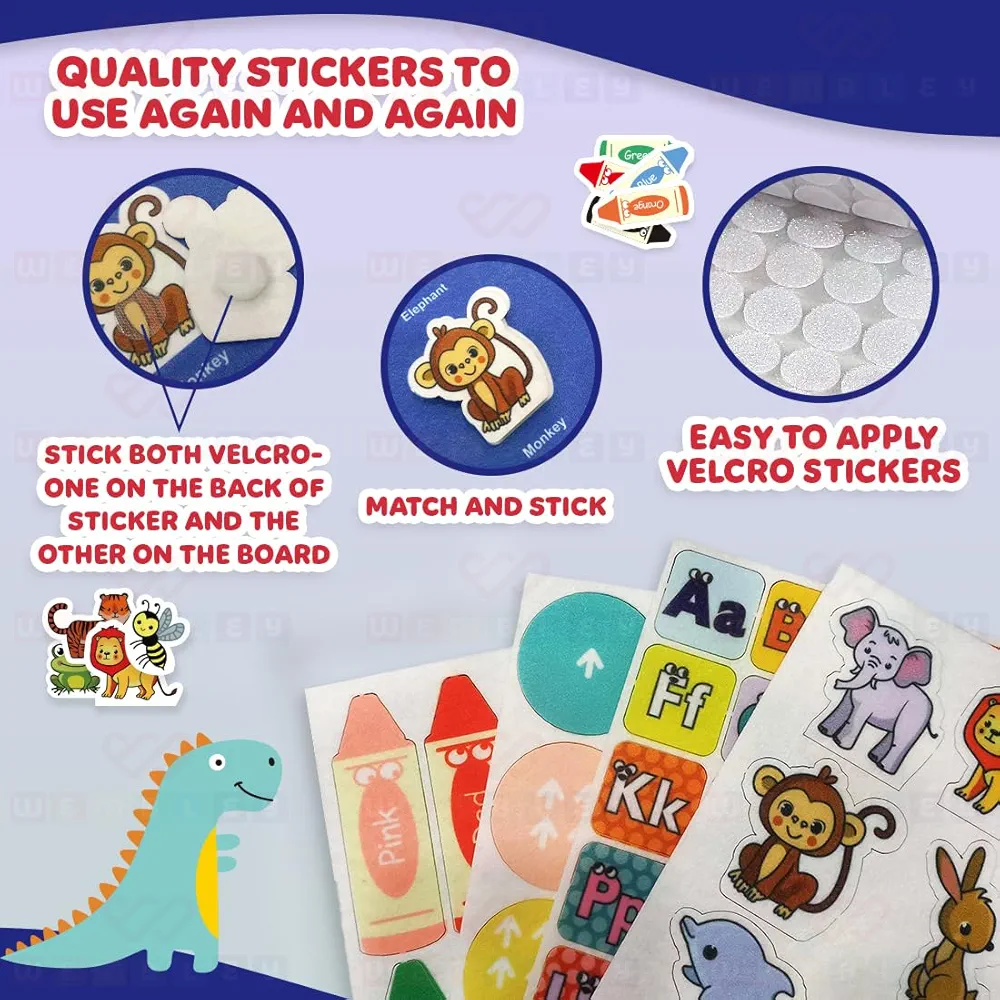 Busy Board Activity Binder – Interactive Montessori Toy